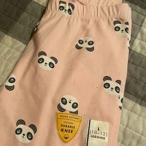 Panda leggings size 10 never worn!